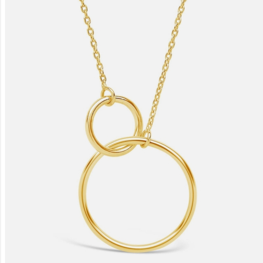 Interlocking Open Circle Pendant